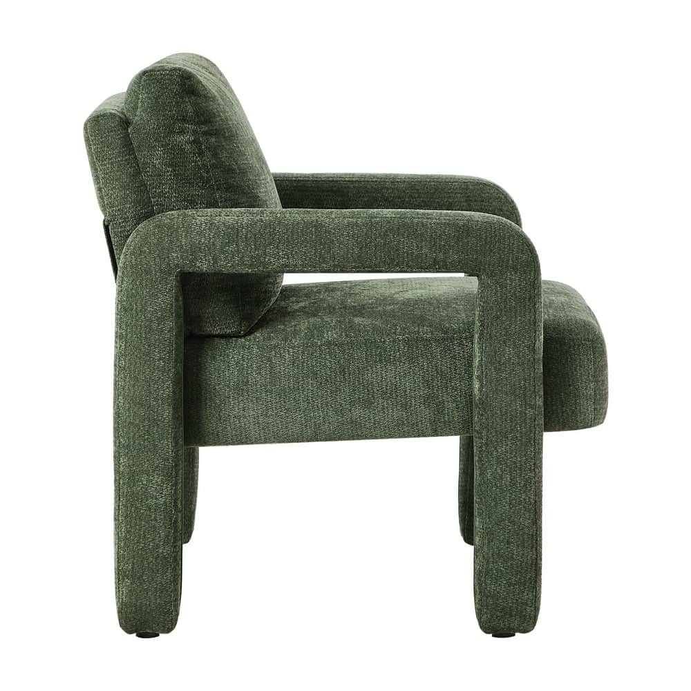 Armchair Velvet Accent Chairs 1 Seater Lounge Sofa Chair Beige/Green/Grey