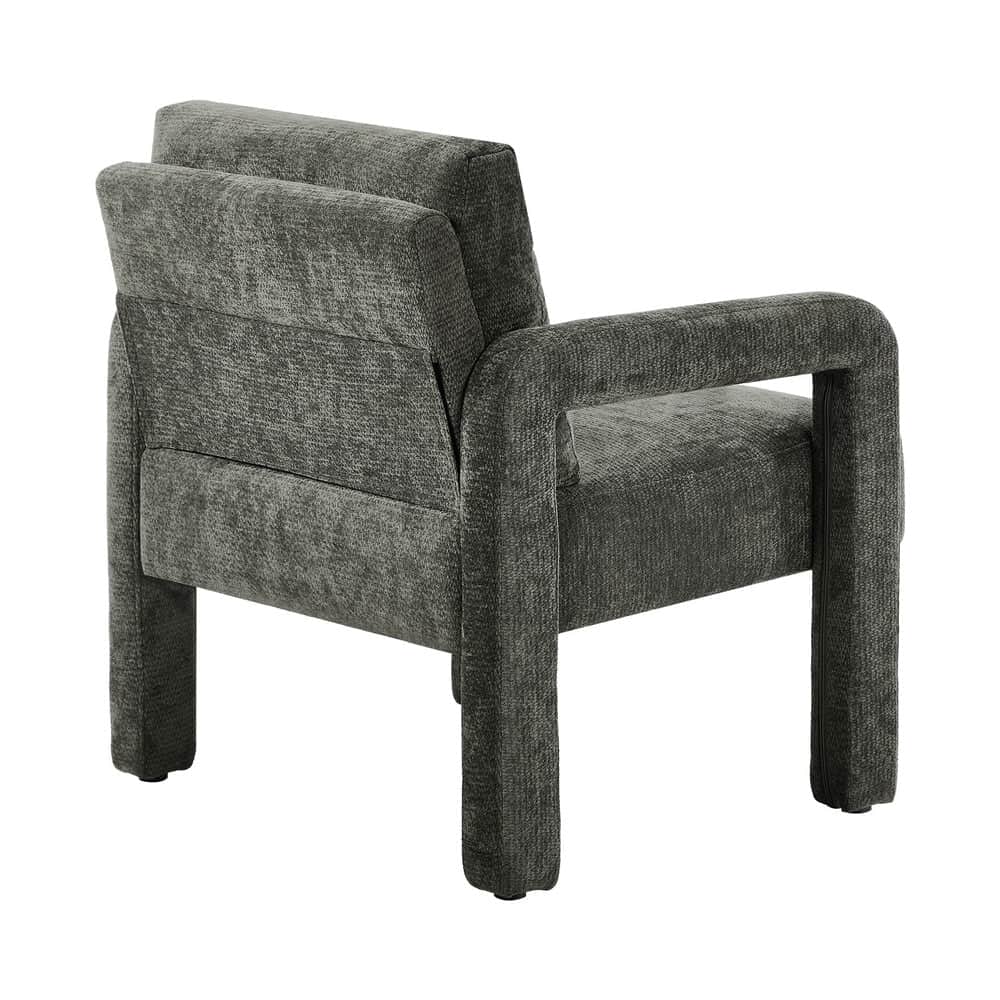 Armchair Velvet Accent Chairs 1 Seater Lounge Sofa Chair Beige/Green/Grey