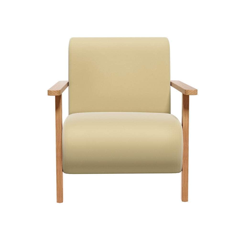 Armchair Velvet Yellow Olie