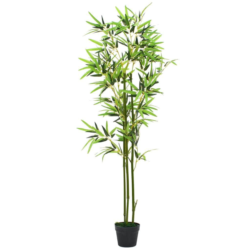 Artificial Bamboo Plant with Pot 150 cm Green