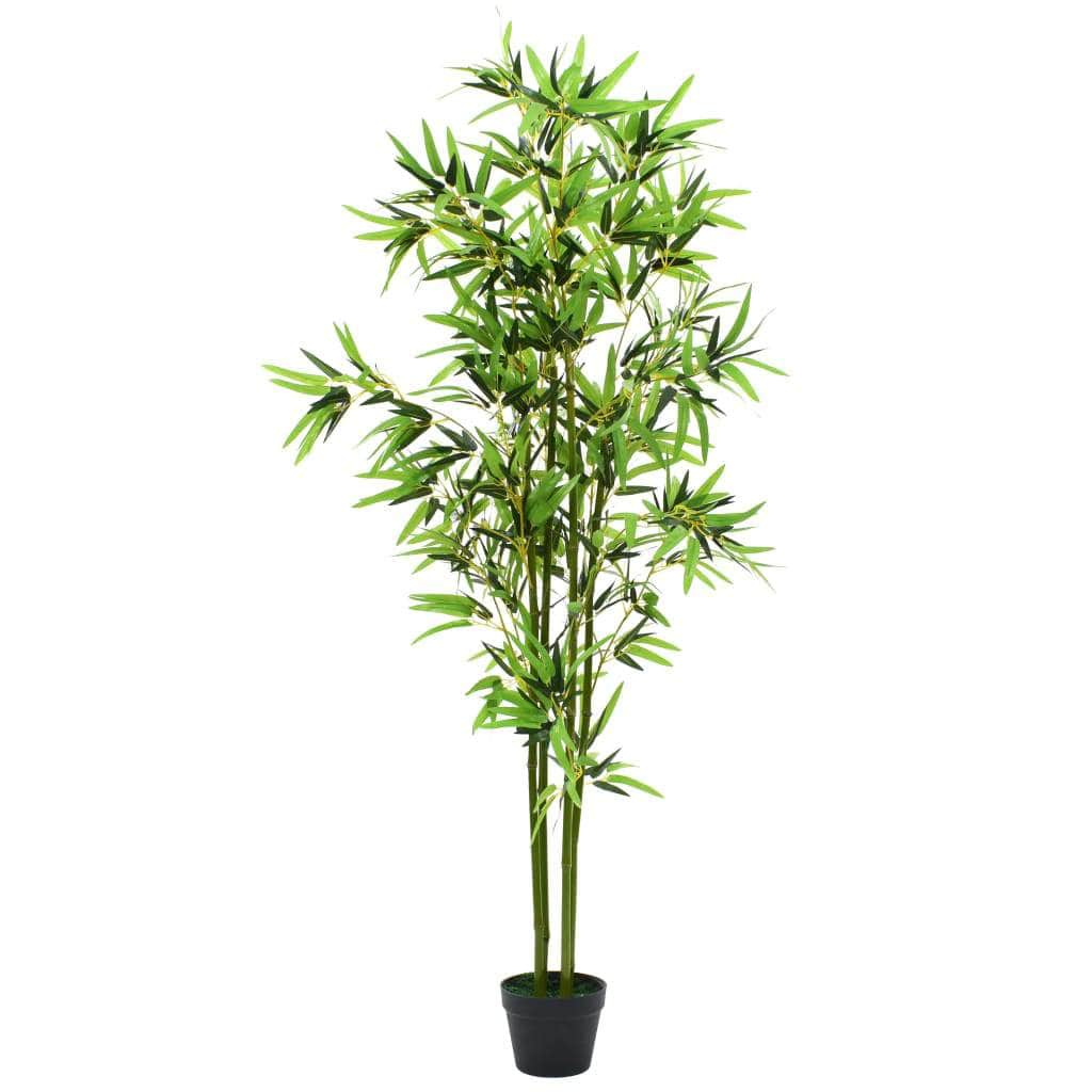 Artificial Bamboo Plant with Pot 175 cm Green