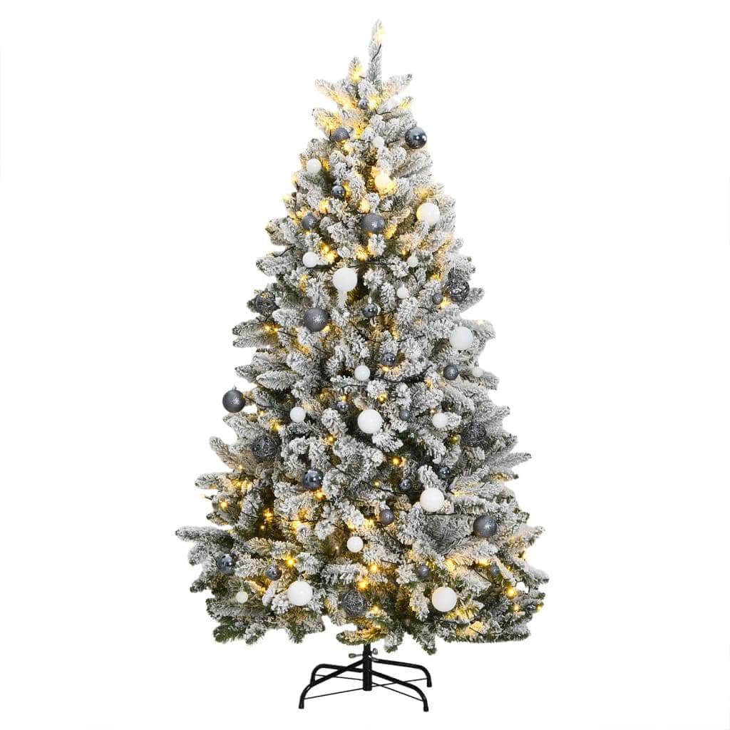 Artificial Christmas Tree 300 LEDs, Ball Set 210/180 cm