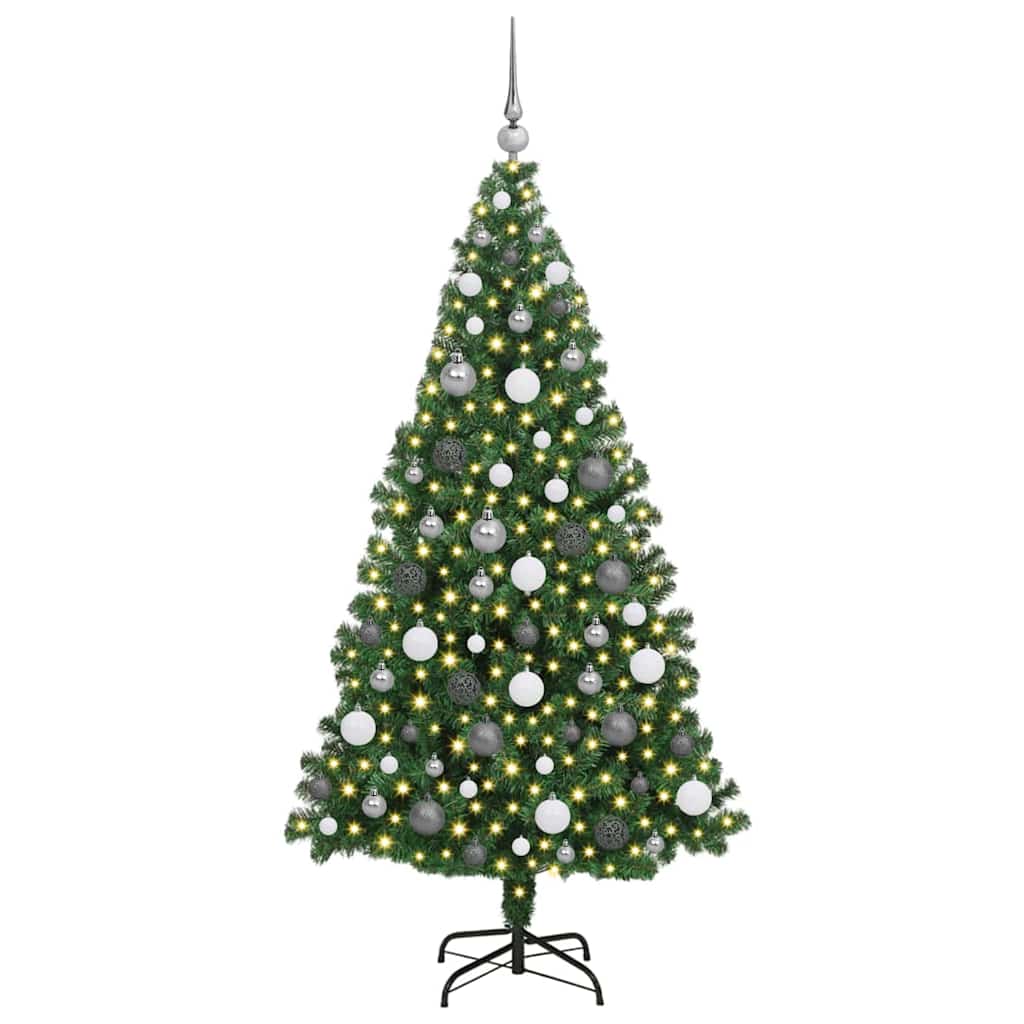 Artificial Christmas Tree Green 180cm PVCSteel and Plastic