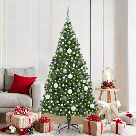 Artificial Christmas Tree Green 180cm PVCSteel and Plastic
