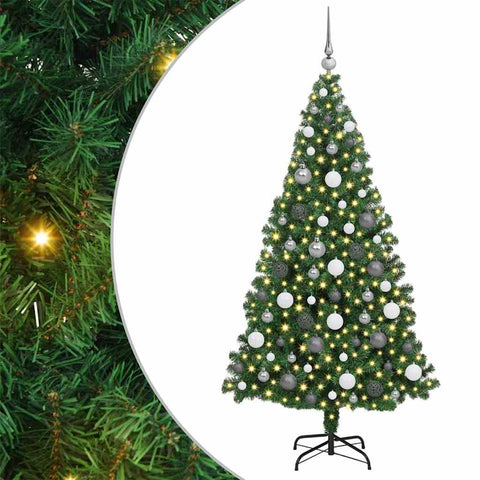 Artificial Christmas Tree Green 180cm PVCSteel and Plastic