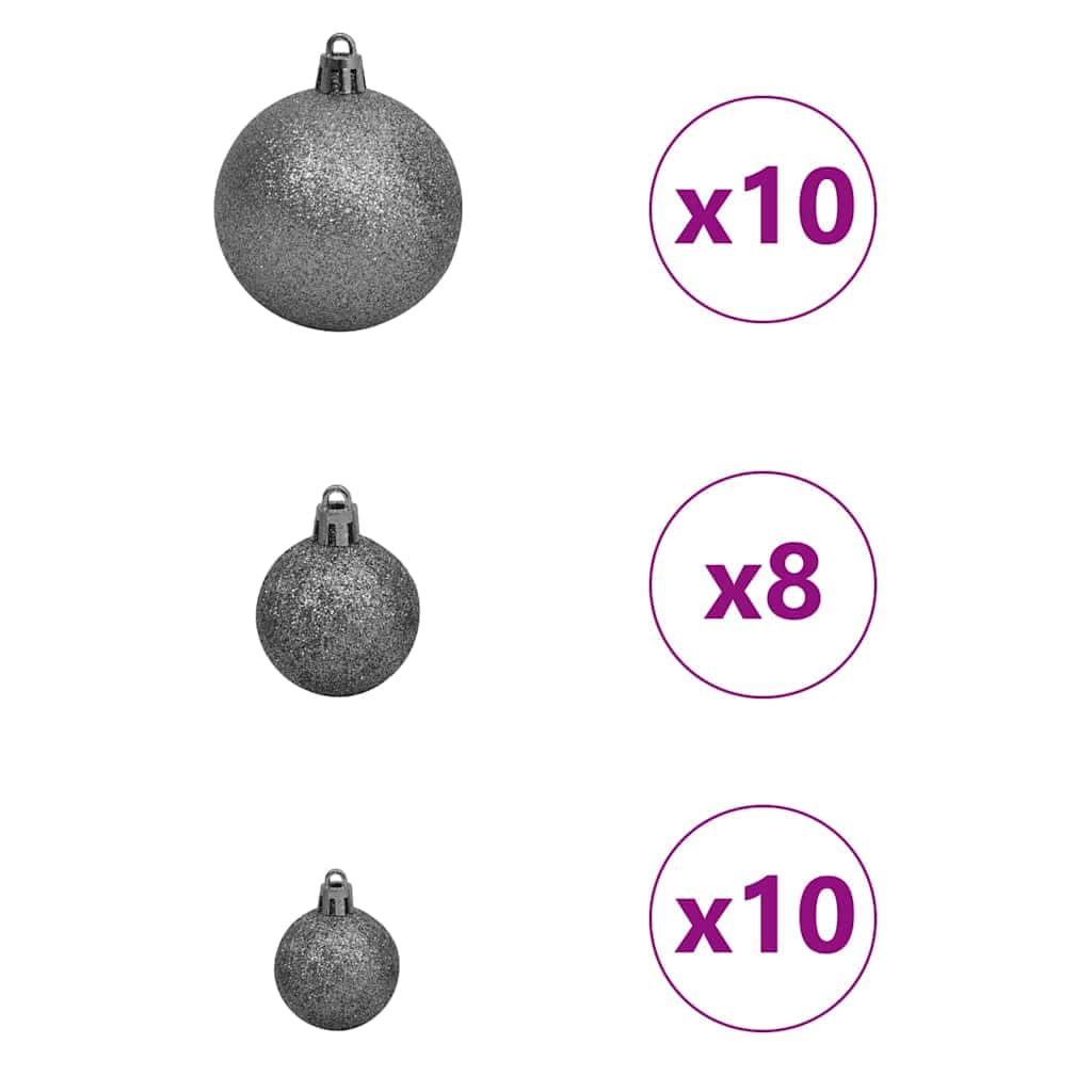 Artificial Christmas Tree Green 180cm PVCSteel and Plastic