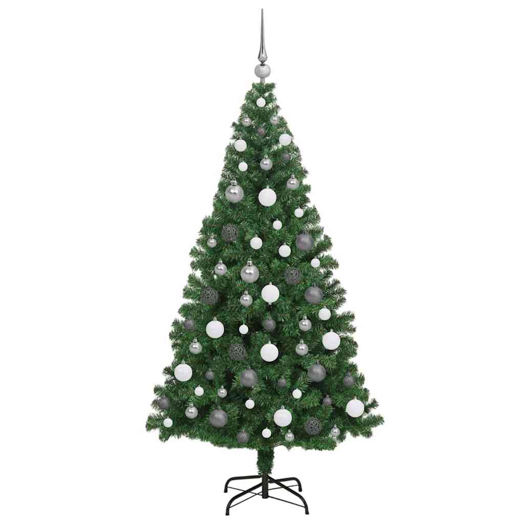 Artificial Christmas Tree Green 180cm PVCSteel and Plastic