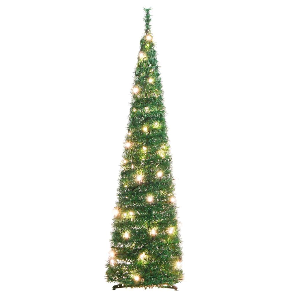 Artificial Christmas Tree Pop-up 50 LEDs Green