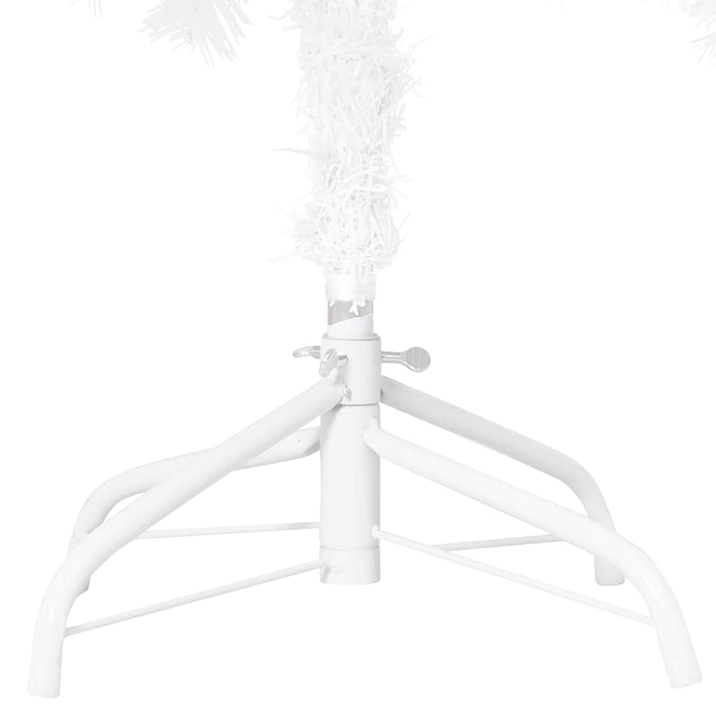 Artificial Christmas Tree with LED & Ball Set White 150 cm PVC
