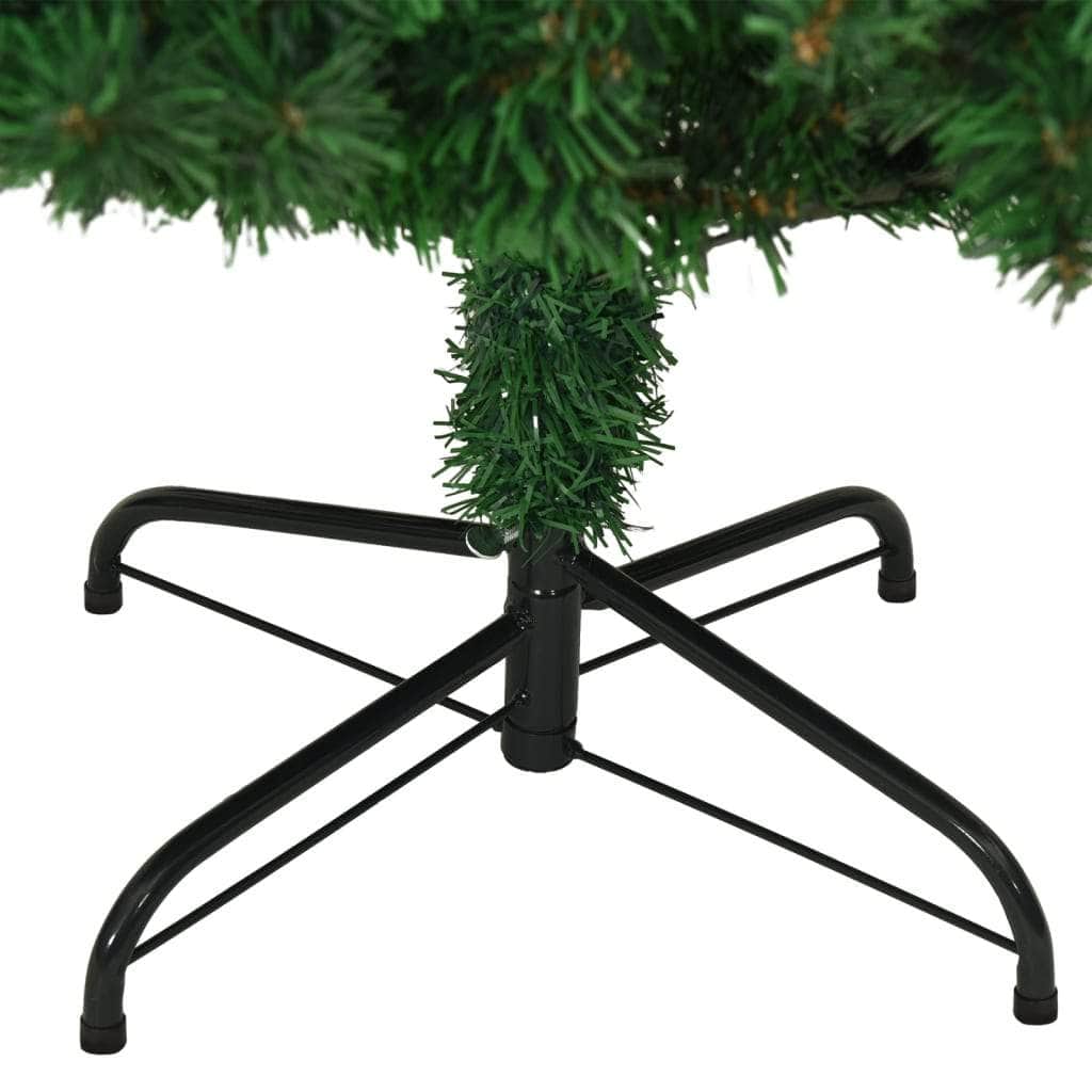 Artificial Christmas Tree with Thick Branches Green 150 cm PVC