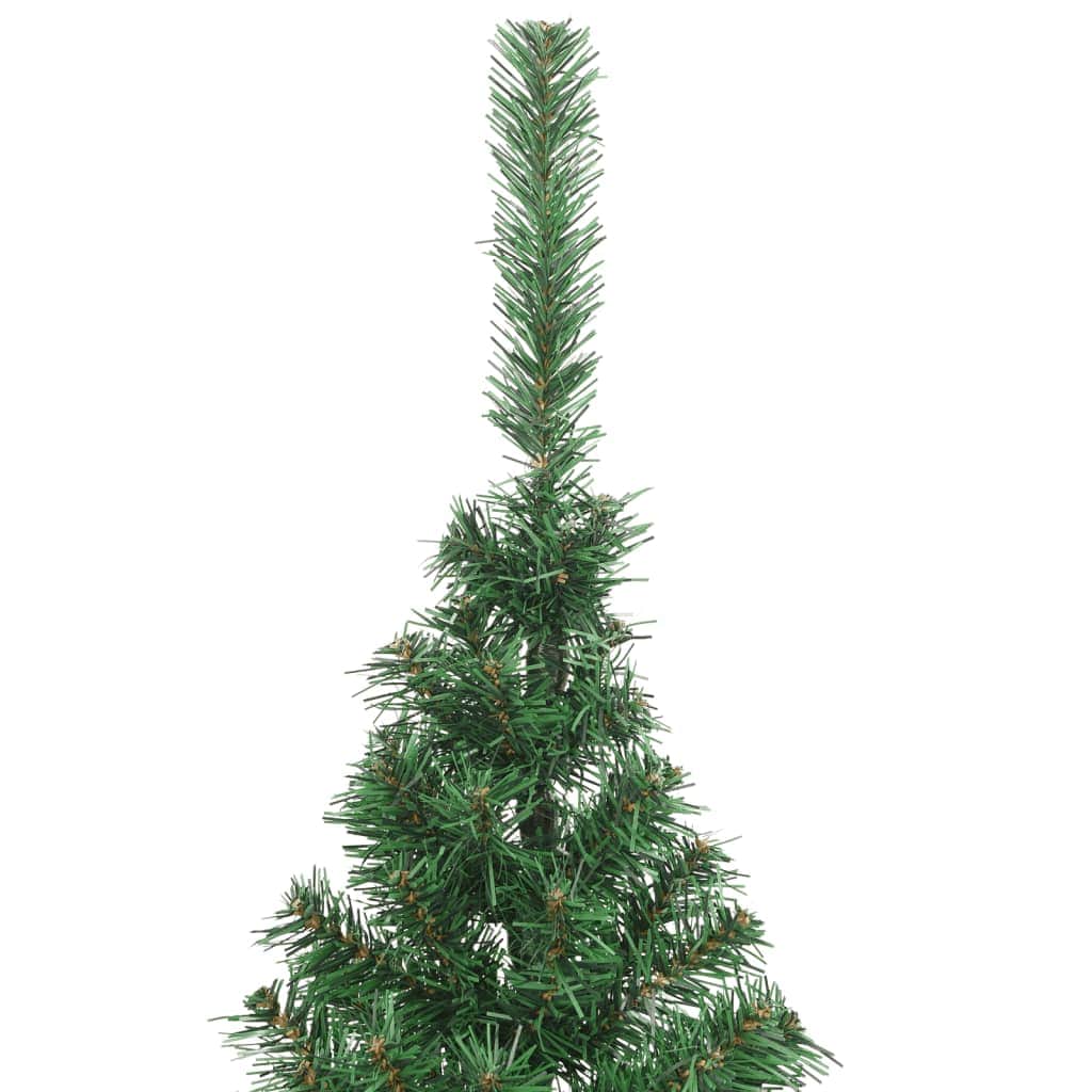 Artificial Half Christmas Tree with Stand Green 120 cm PVC