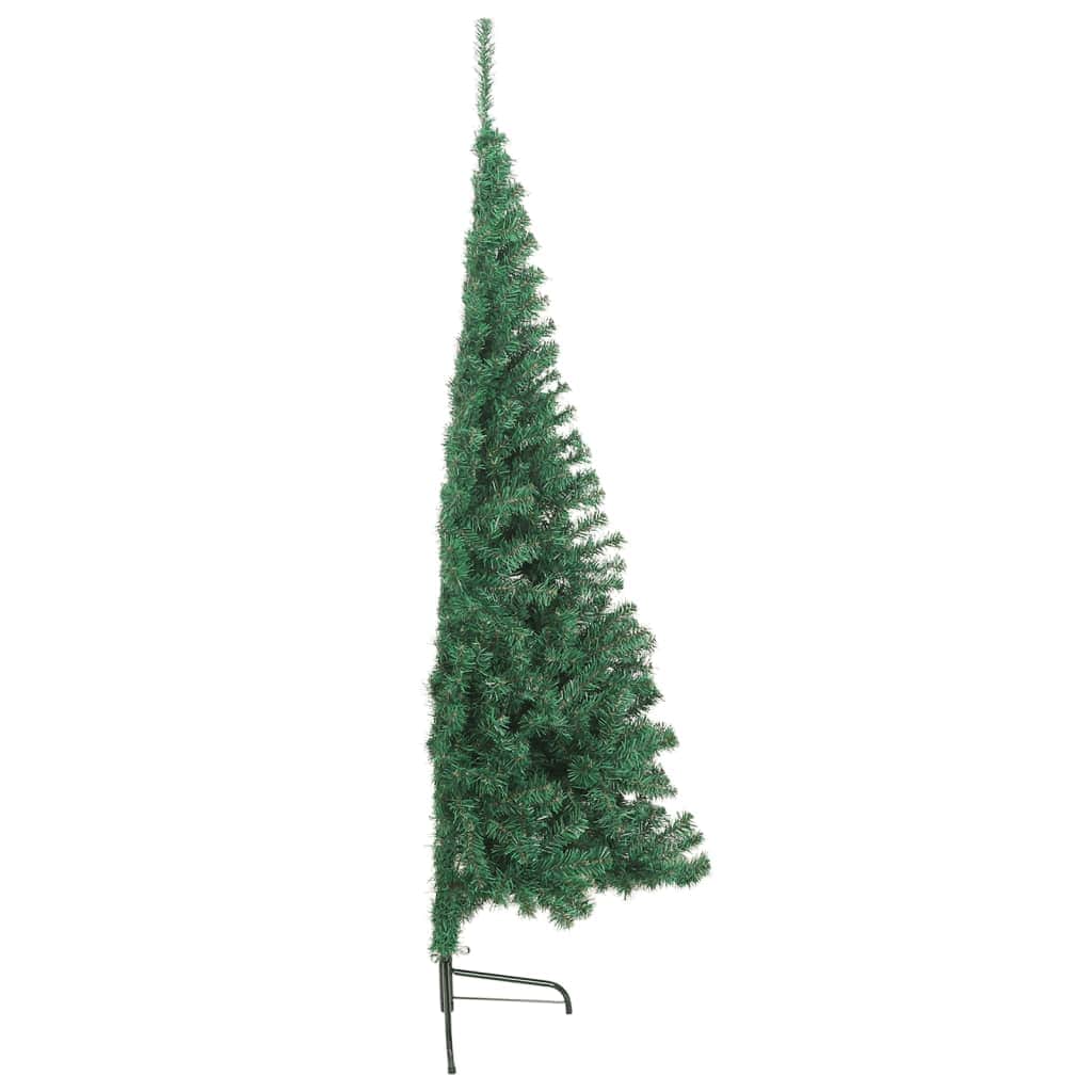 Artificial Half Christmas Tree with Stand Green 120 cm PVC