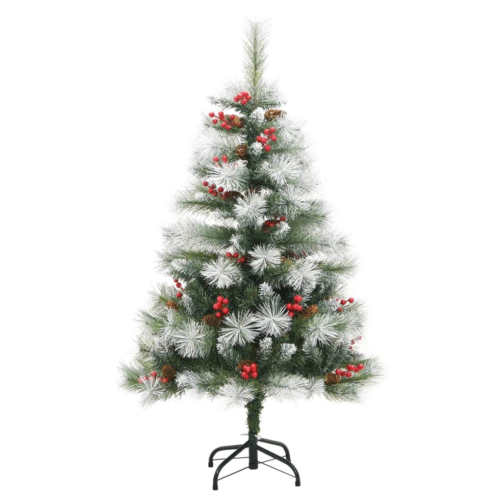 Artificial Hinged Christmas Tree with Cones & Berries