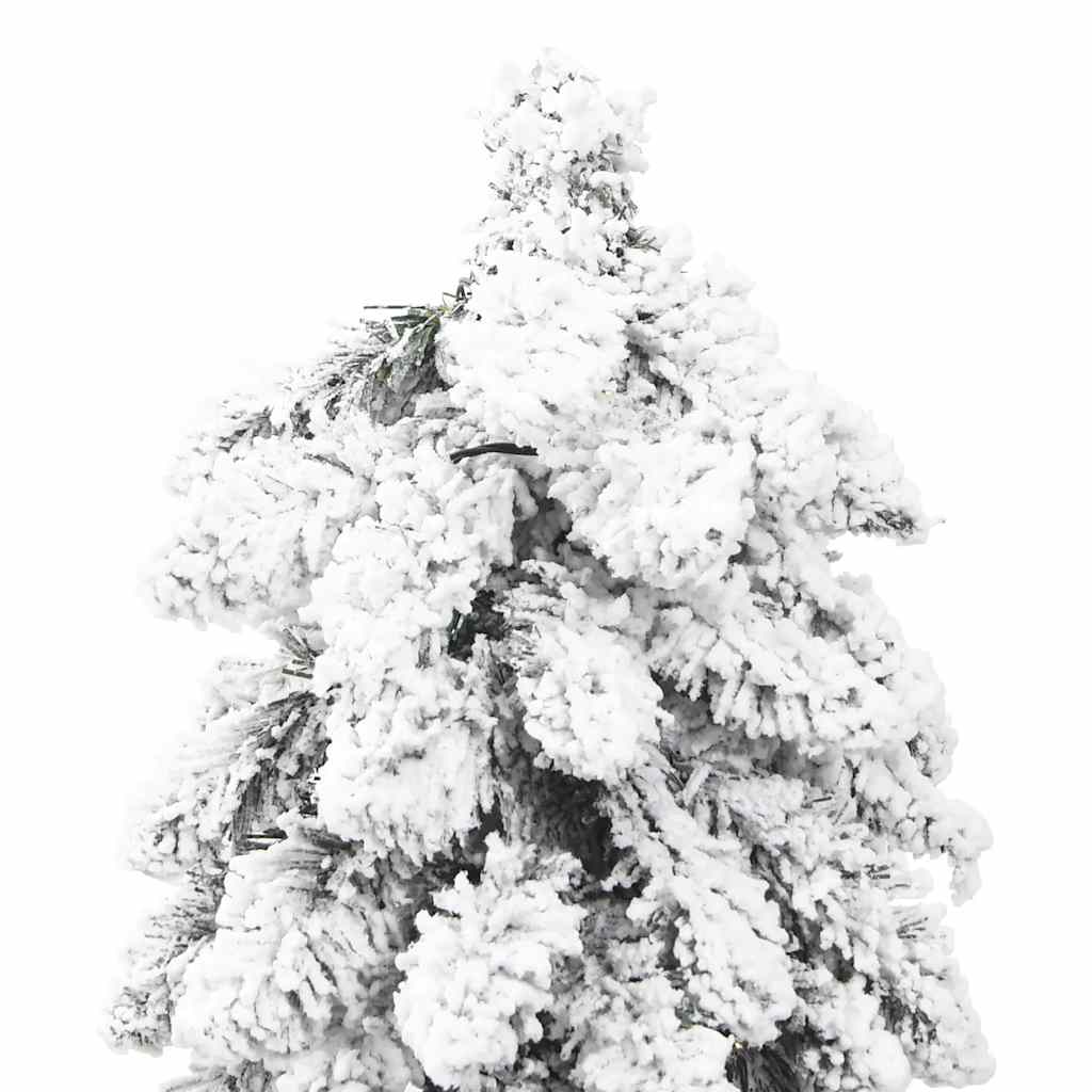 Artificial Pre-lit Christmas Tree with 100 LEDs and Flocked Snow