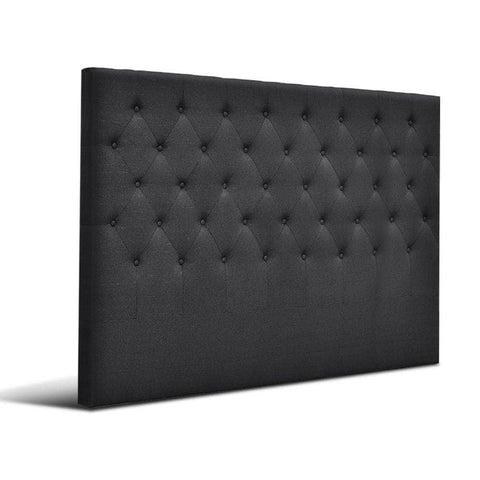 Bed Head Headboard King Size Fabric - CAPPI Charcoal