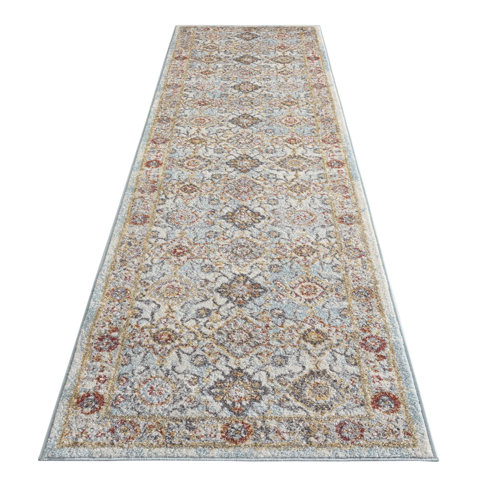 Asher Country Rug - Blue - 120X170, Blue colour