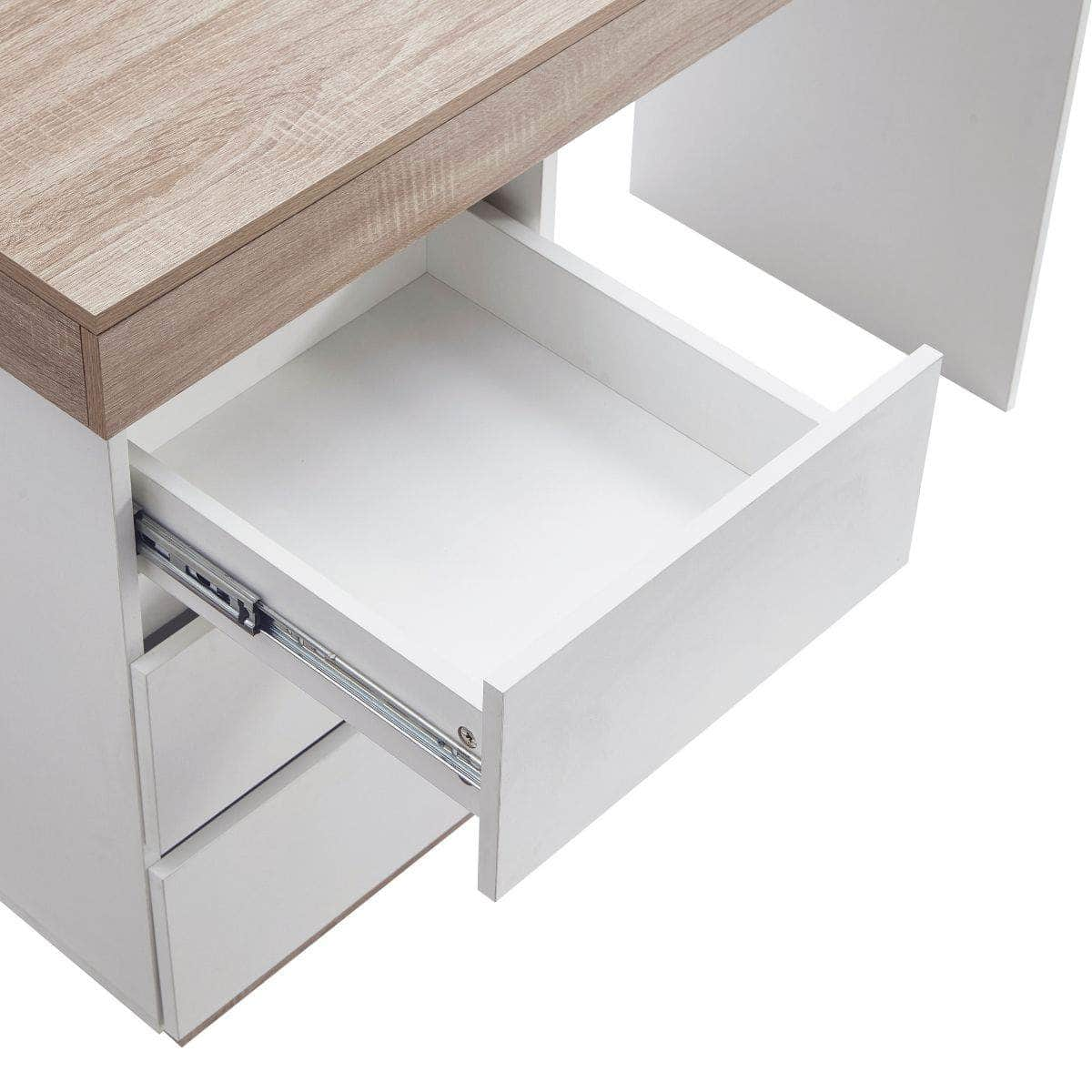 Ashley Coastal White Wooden Office Desk