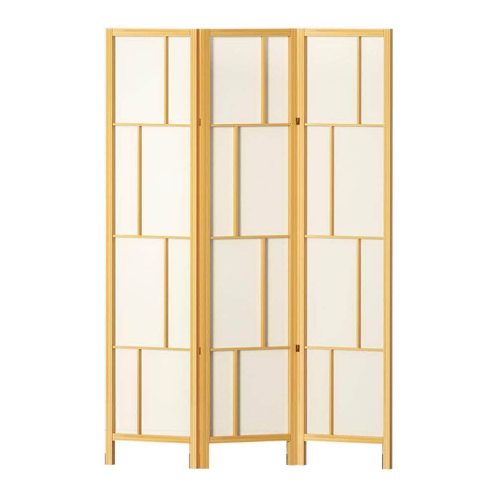 Ashton Room Divider Screen Privacy Wood Dividers Stand 3 Panel Natural