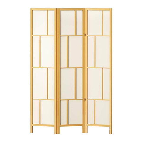 Ashton Room Divider Screen Privacy Wood Dividers Stand 3 Panel Natural