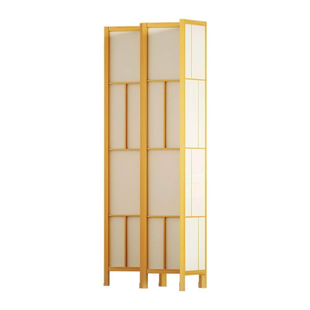 Ashton Room Divider Screen Privacy Wood Dividers Stand 4 Panel Natural