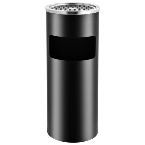 Ashtray Dustbin Hotel 30 L Steel Black