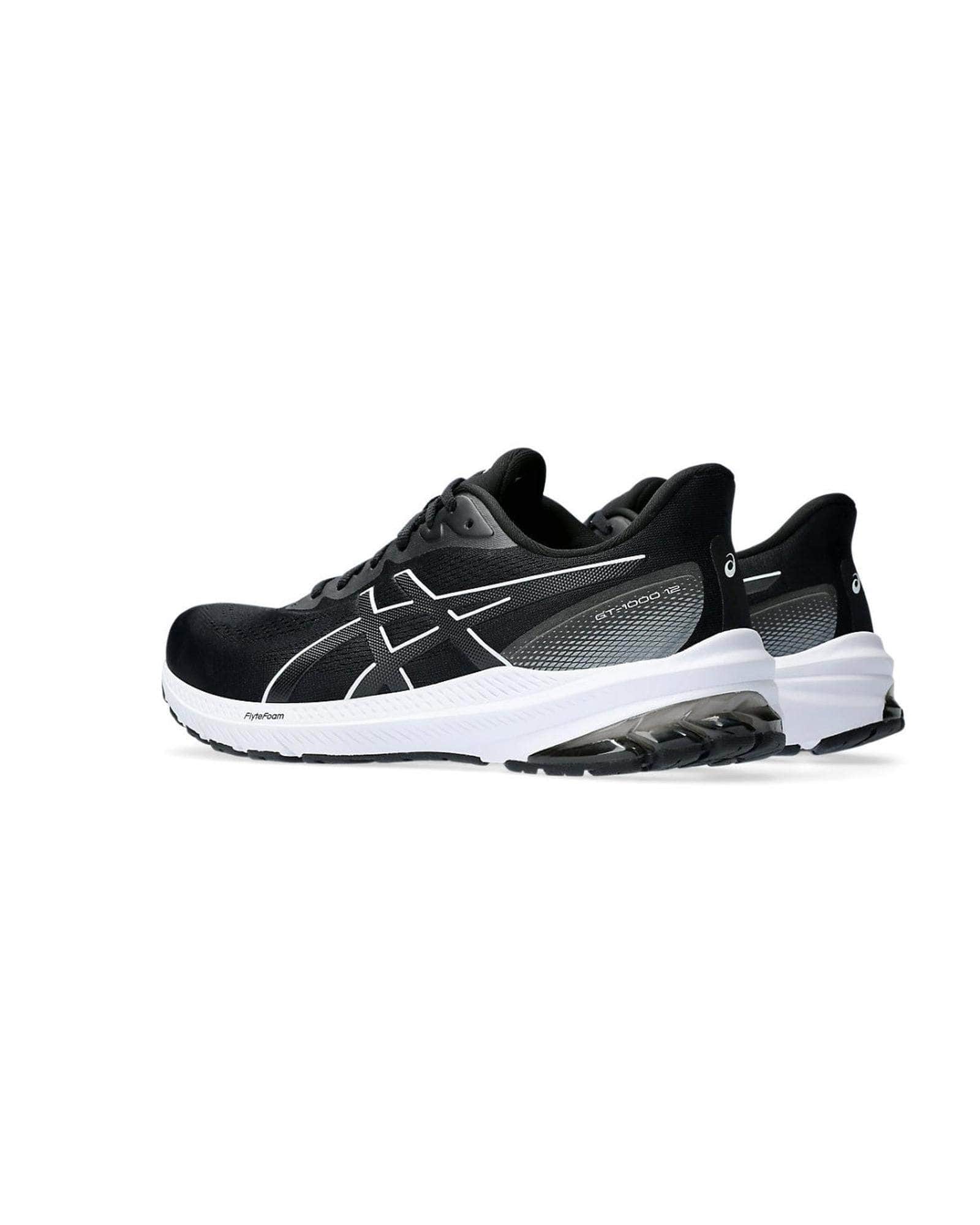 Asics Black White Shoes Versatile Runner