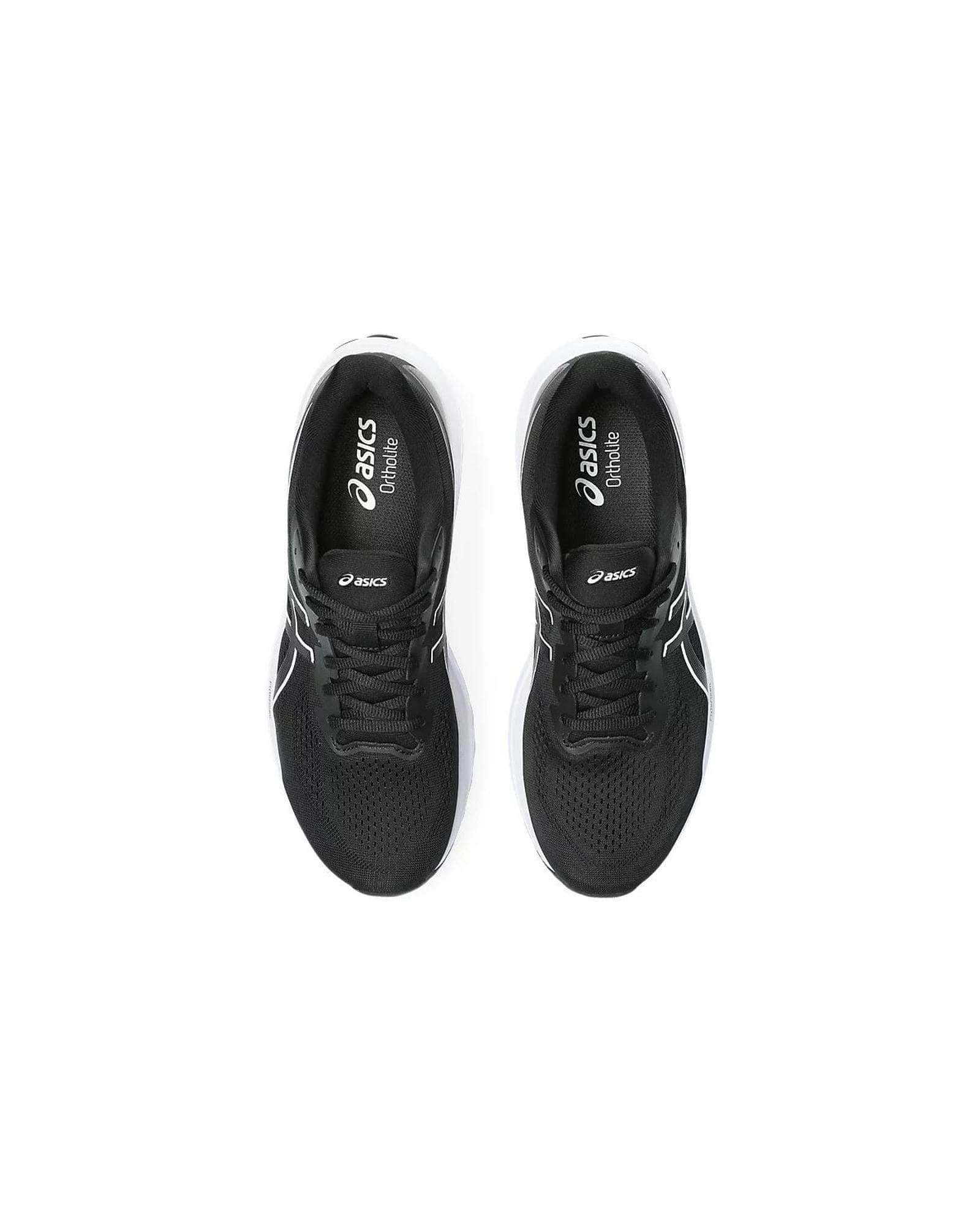 Asics Black White Shoes Versatile Runner