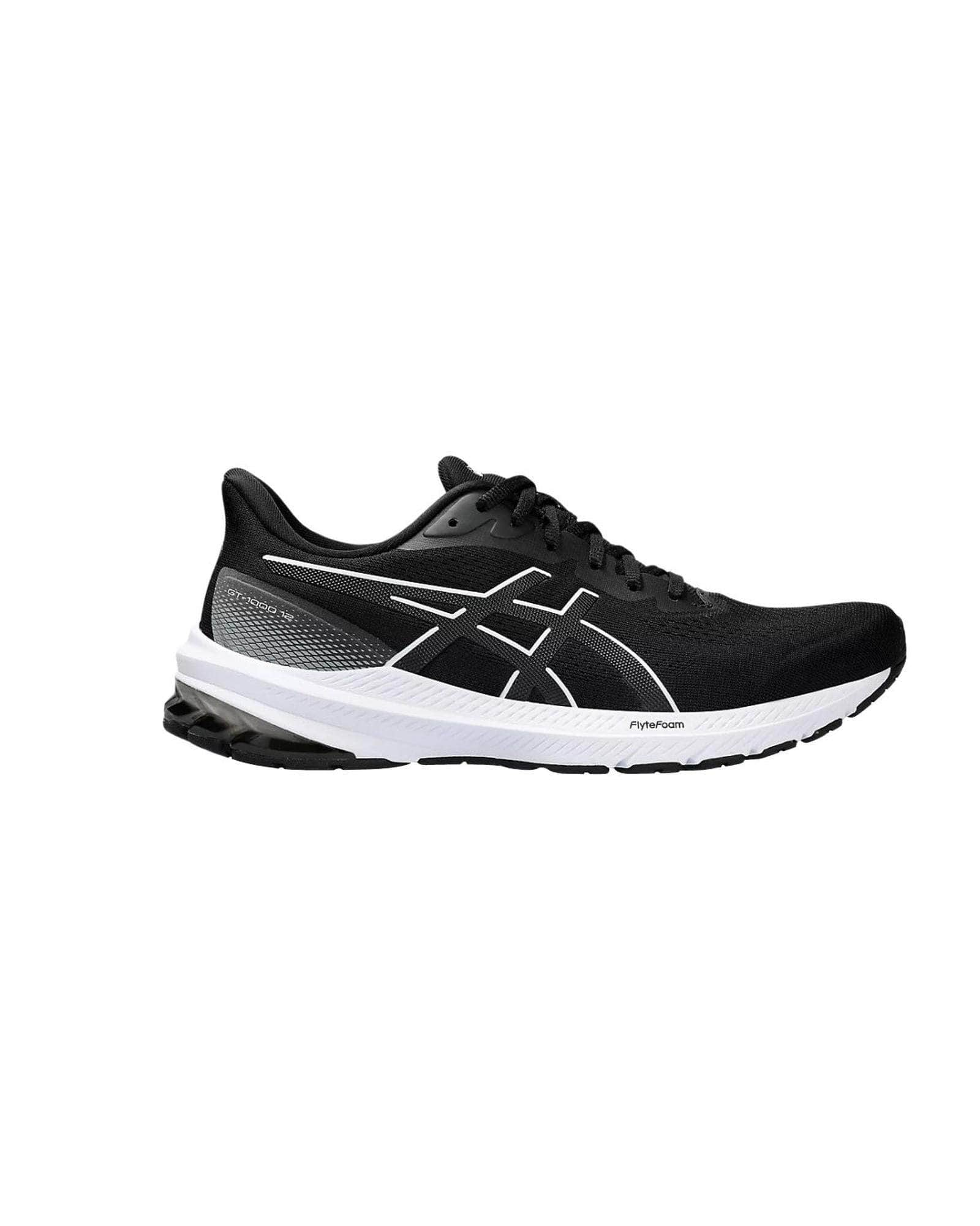 Asics Black White Shoes Versatile Runner