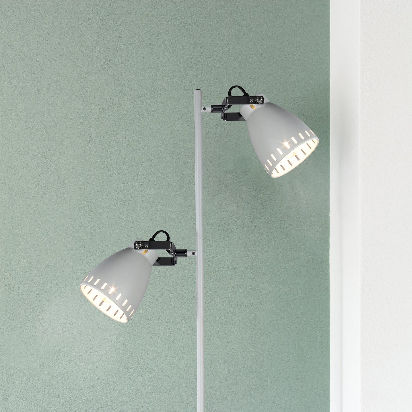 White colour - Elegant Audrey Floor Lamp - White - photo 12
