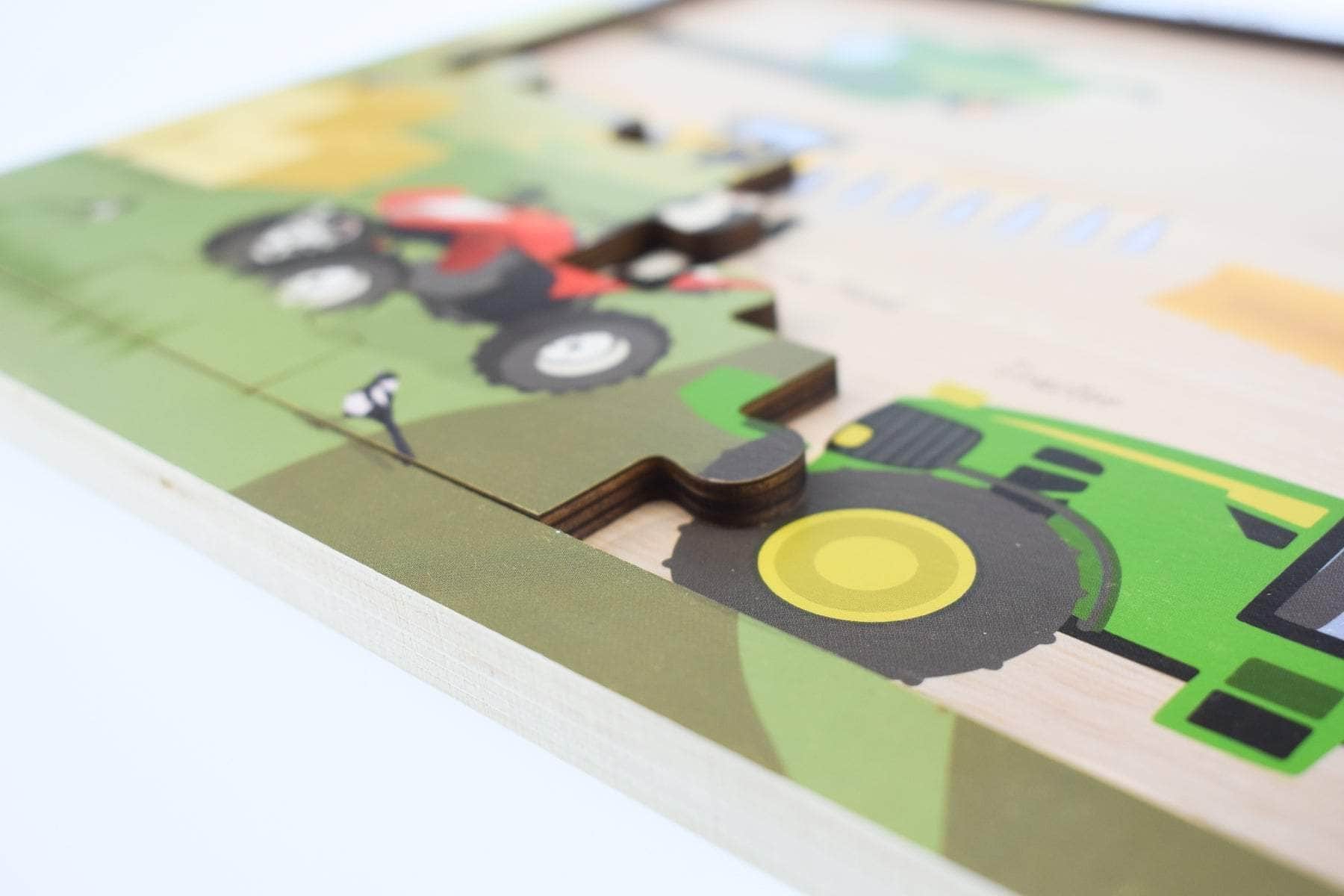 Aussie farm vehicles jigsaw puzzle 24pcs