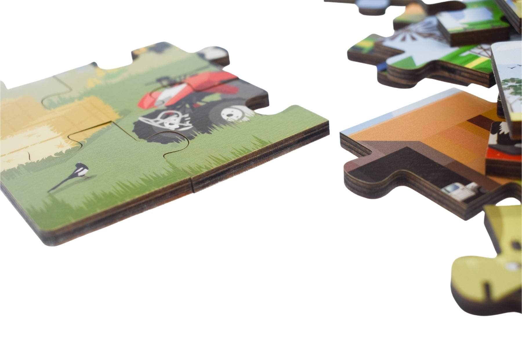 Aussie farm vehicles jigsaw puzzle 24pcs
