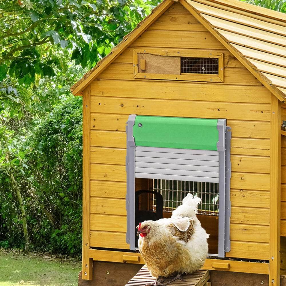 Automatic Chicken Coop Door Opener Cage Closer Timer Light Sensor