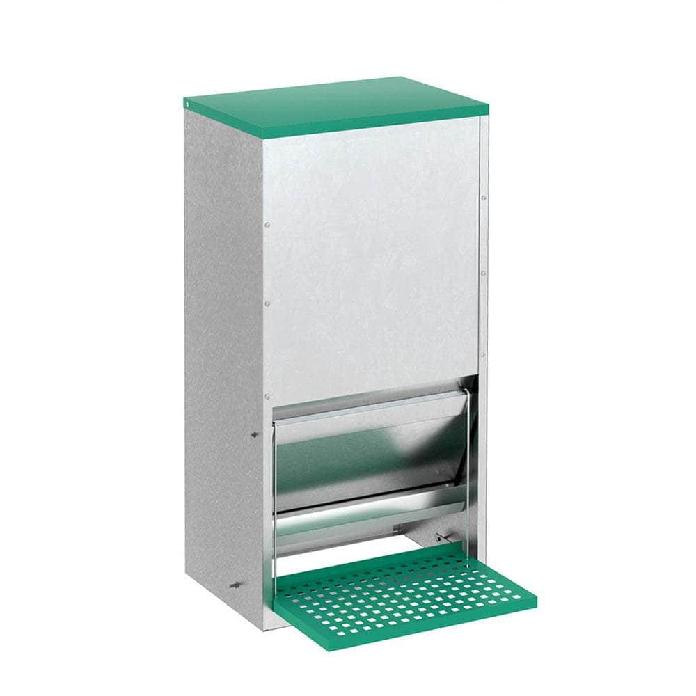 Automatic Chicken Feeder Port Coop Chick Poultry Treadle Self Opening with Farm Equipment - photo 8