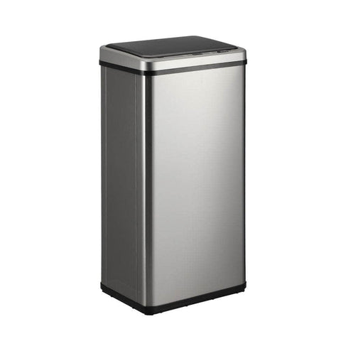 Automatic Motion Sensor Bin 50L Silver