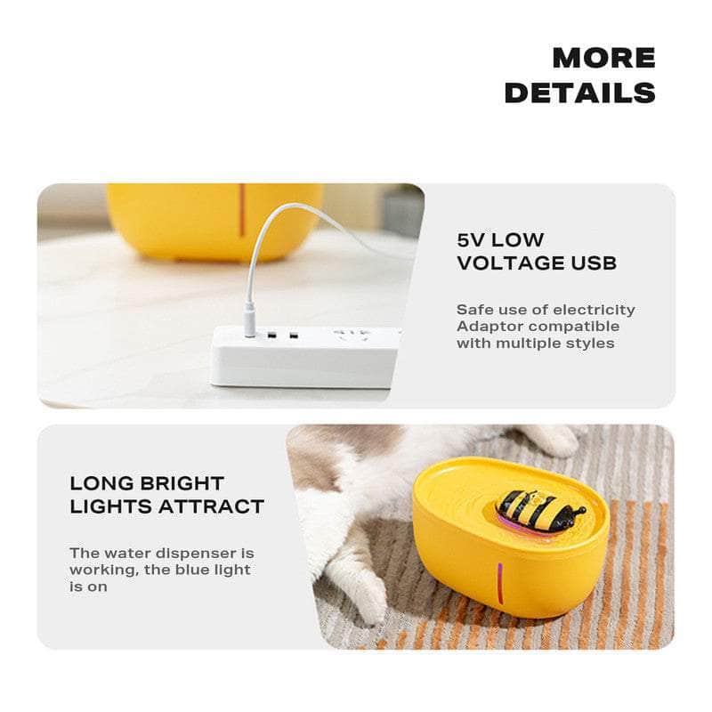 Automatic Pet Water Fountain with Electric Sensor