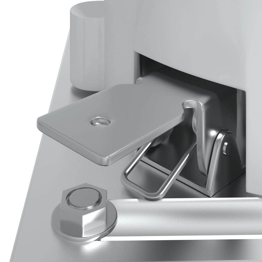Awning Post Set Anthracite Iron