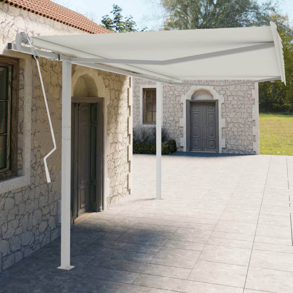 Awning Post Set Anthracite Iron
