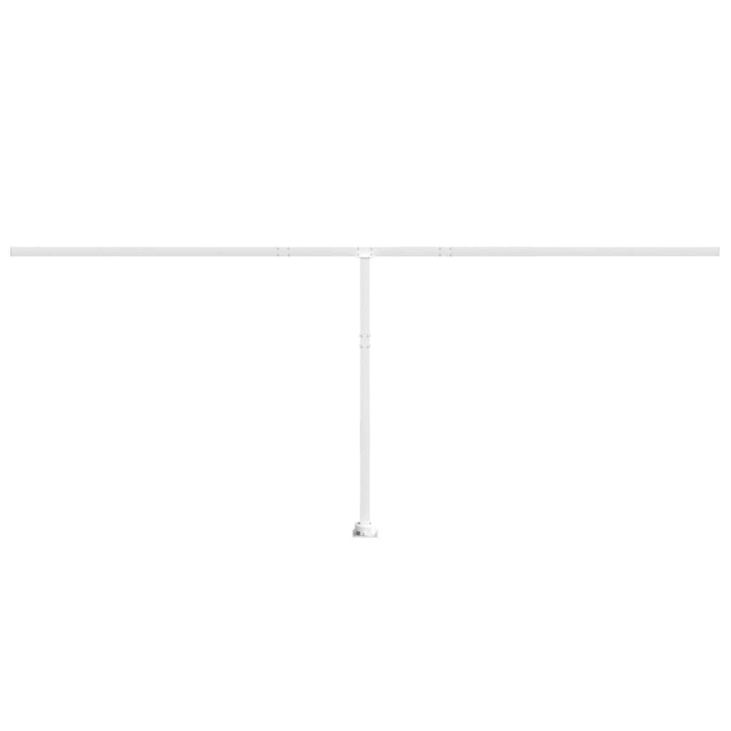Awning Post Set  White Iron