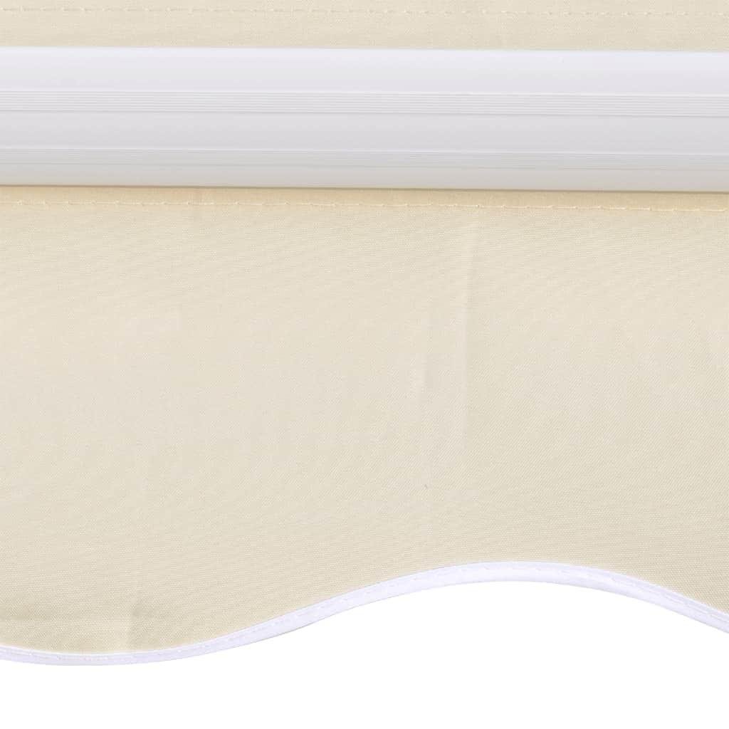 Awning Top Sunshade Canvas Cream S