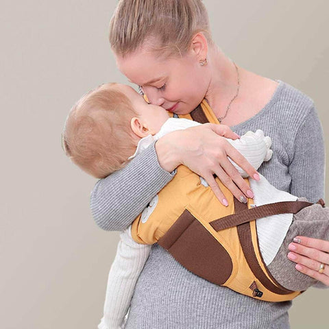 Ergonomic Baby Carrier With Hip Seat & Adjustable Straps