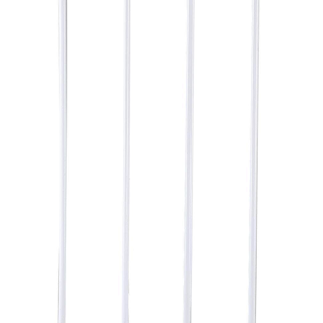 Baby Kids Pet Safety Security Gate Stair Barrier Doors Extension Panels Black and White