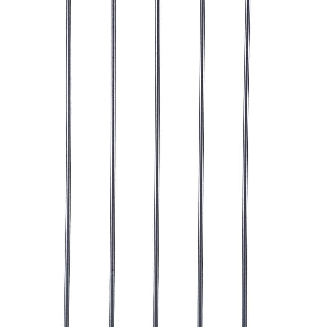 Baby Kids Pet Safety Security Gate Stair Barrier Doors Extension Panels Black and White