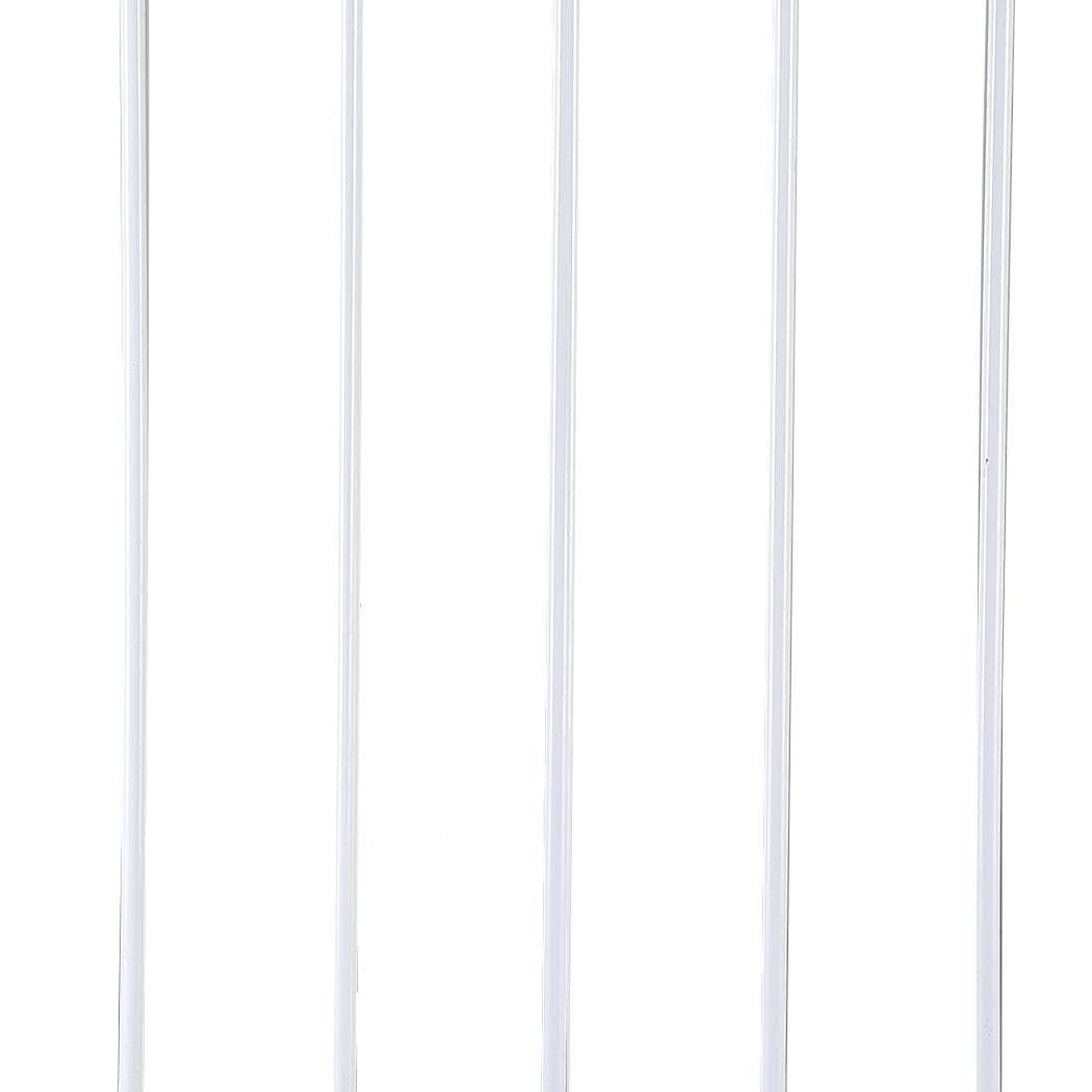 Baby Kids Pet Safety Security Gate Stair Barrier Doors Extension Panels Black and White
