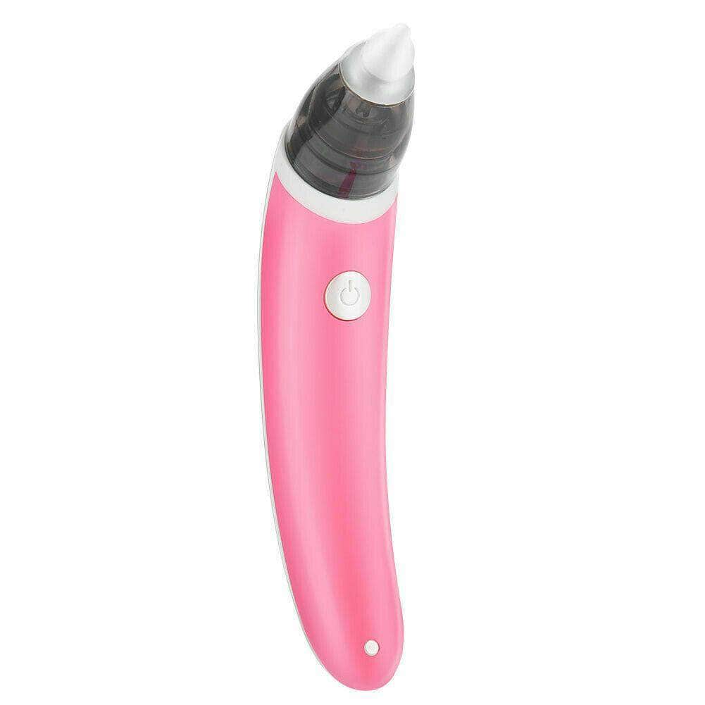 Baby Nasal Aspirator Electric Safe Hygienic Nose Cleaner Snot Sucker For Baby (Red)