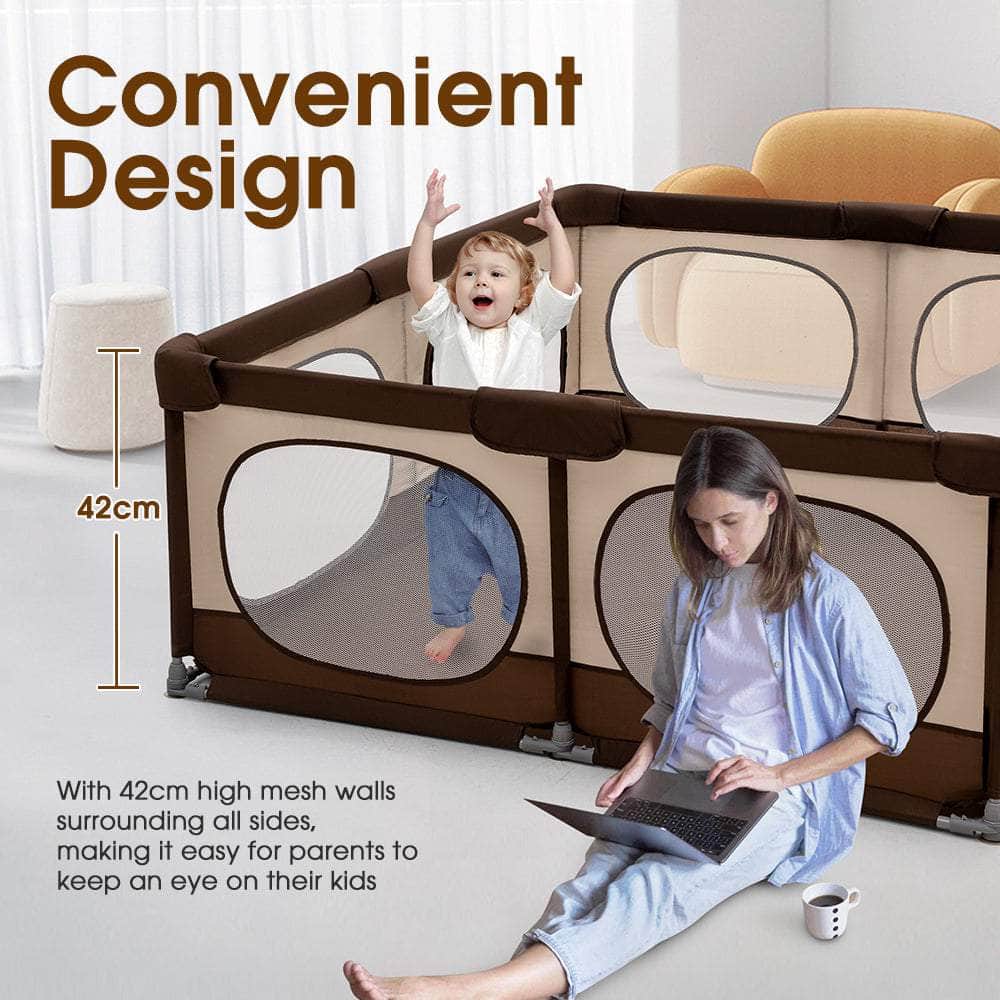 Baby Playpen Kids Safety Gate 150x180cm