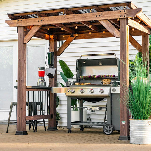 Backyard Discovery Saxony Grill/Bbq Electric Gazebo