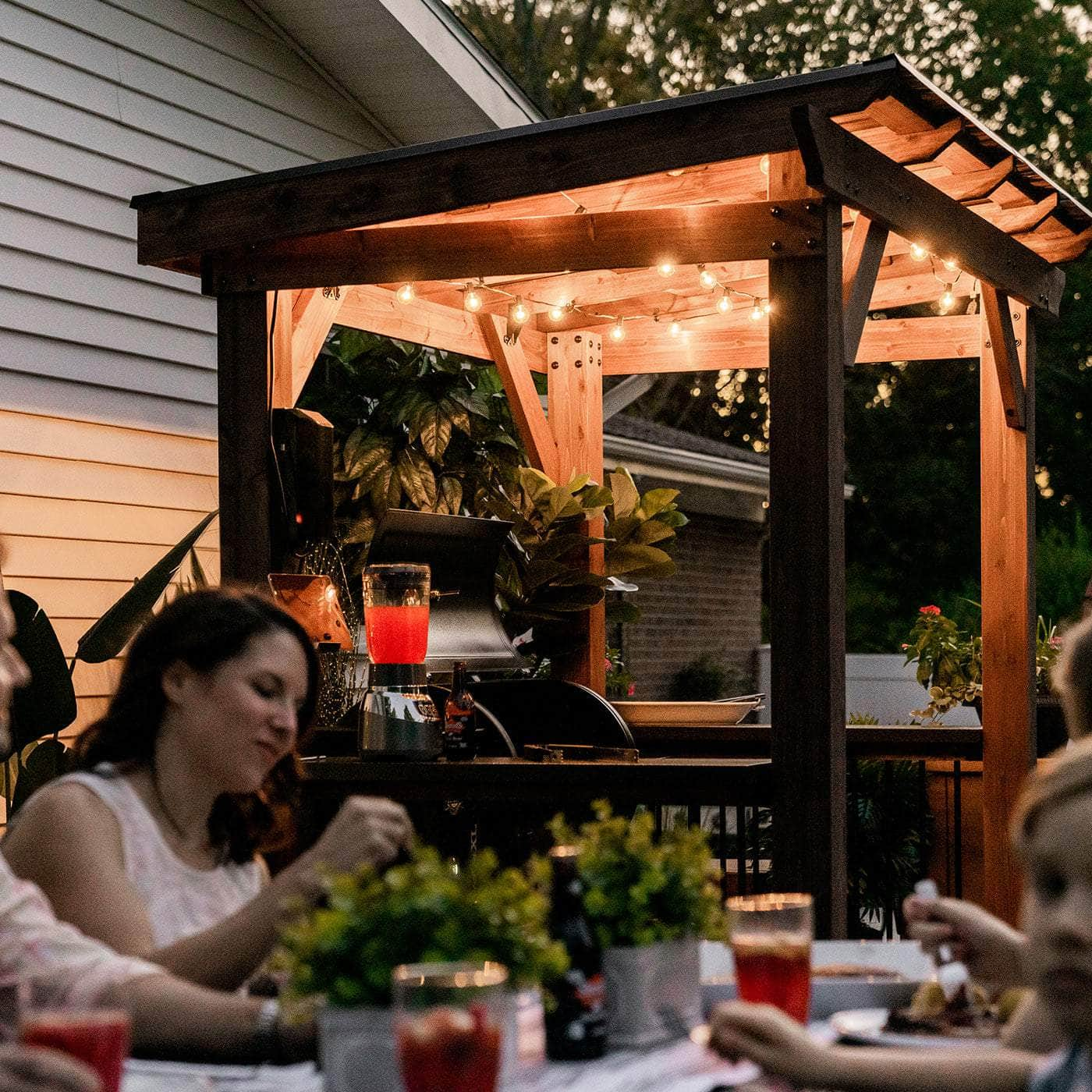 Backyard Discovery Saxony Grill/Bbq Electric Gazebo