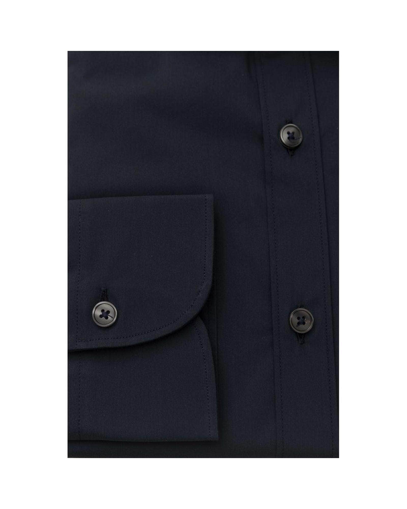 Bagutta Blue/Black/Light Blue Men's Cotton Shirt