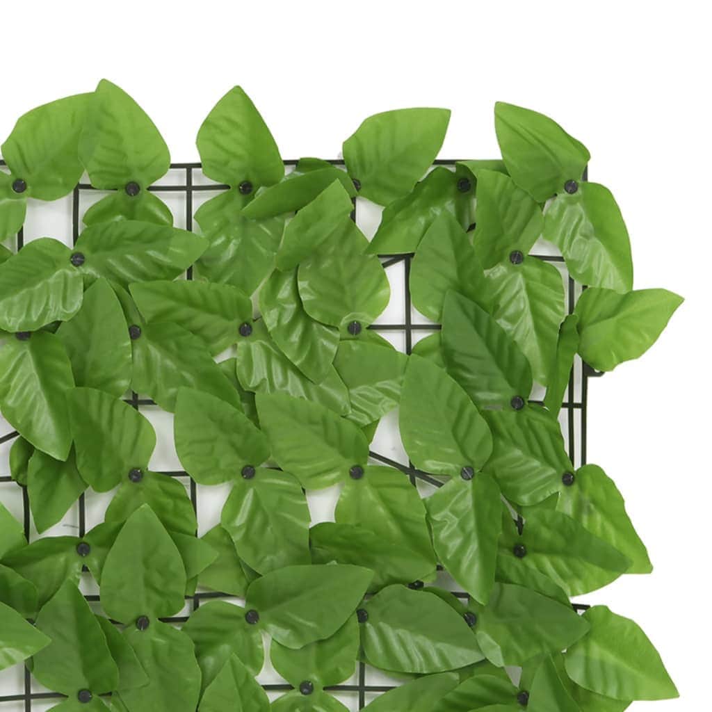 Balcony Privacy Screen with Green Leaves Stylish