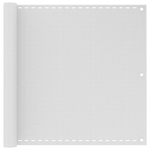 Balcony Screen HDPE, White